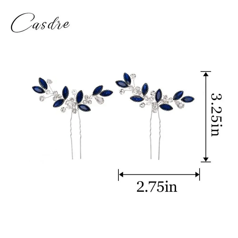 Crystal Bridal Hair Pins Rhinestone Bride Wedding Hair Piece Hair Accessories fo